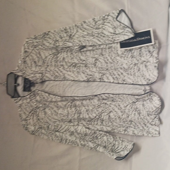 Foiled Print Jacket ALEX EVENINGS - Picture 4 of 7